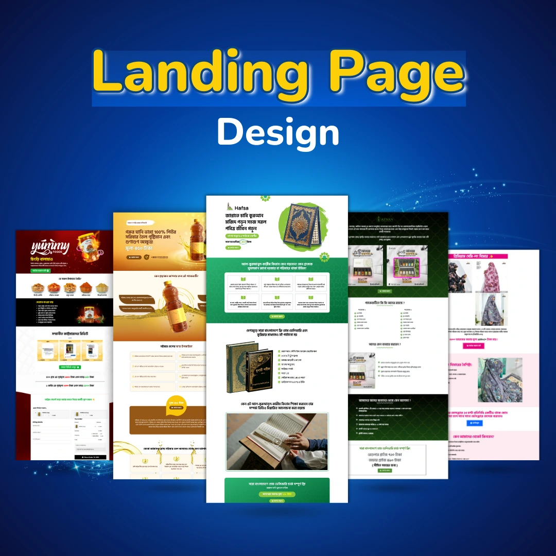 Portfolio Landing Page Design