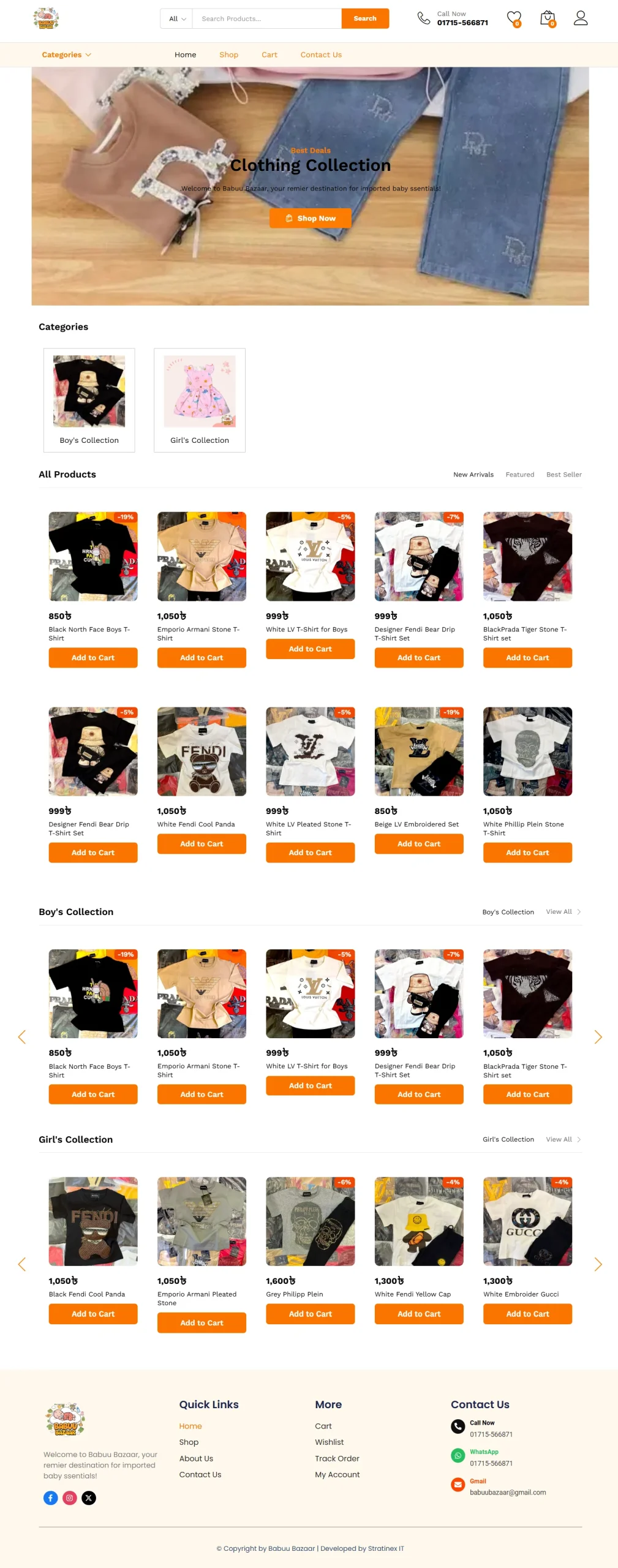 Babuu Bazaar Website Screenshot scaled