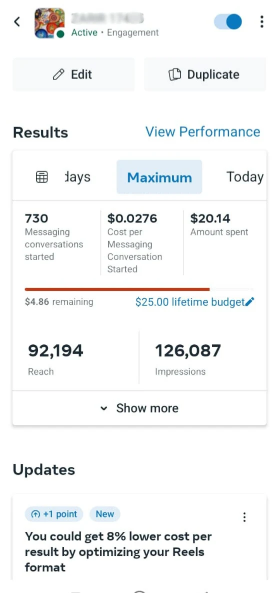 Facebook Ads Result 10