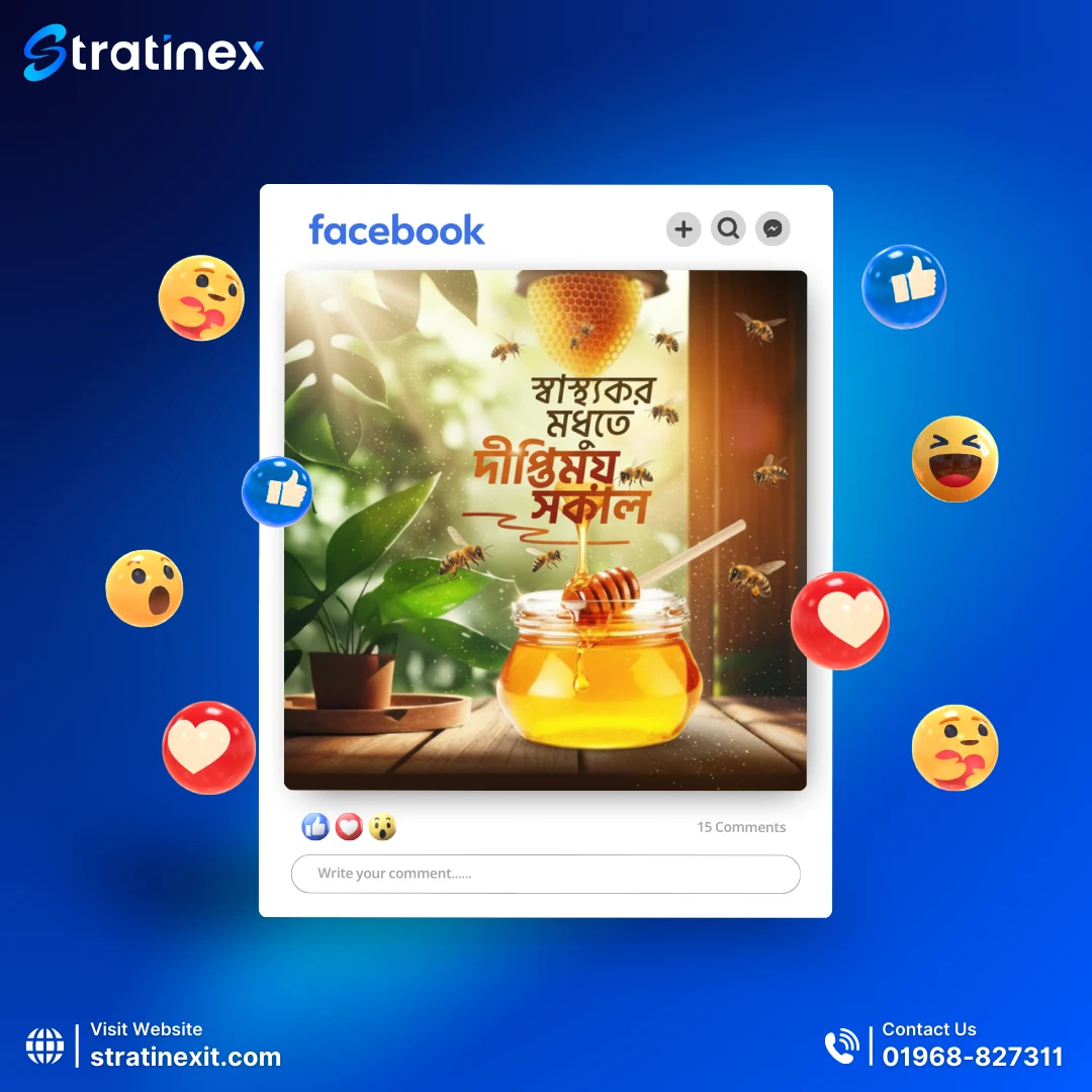 Honey Social Media Design