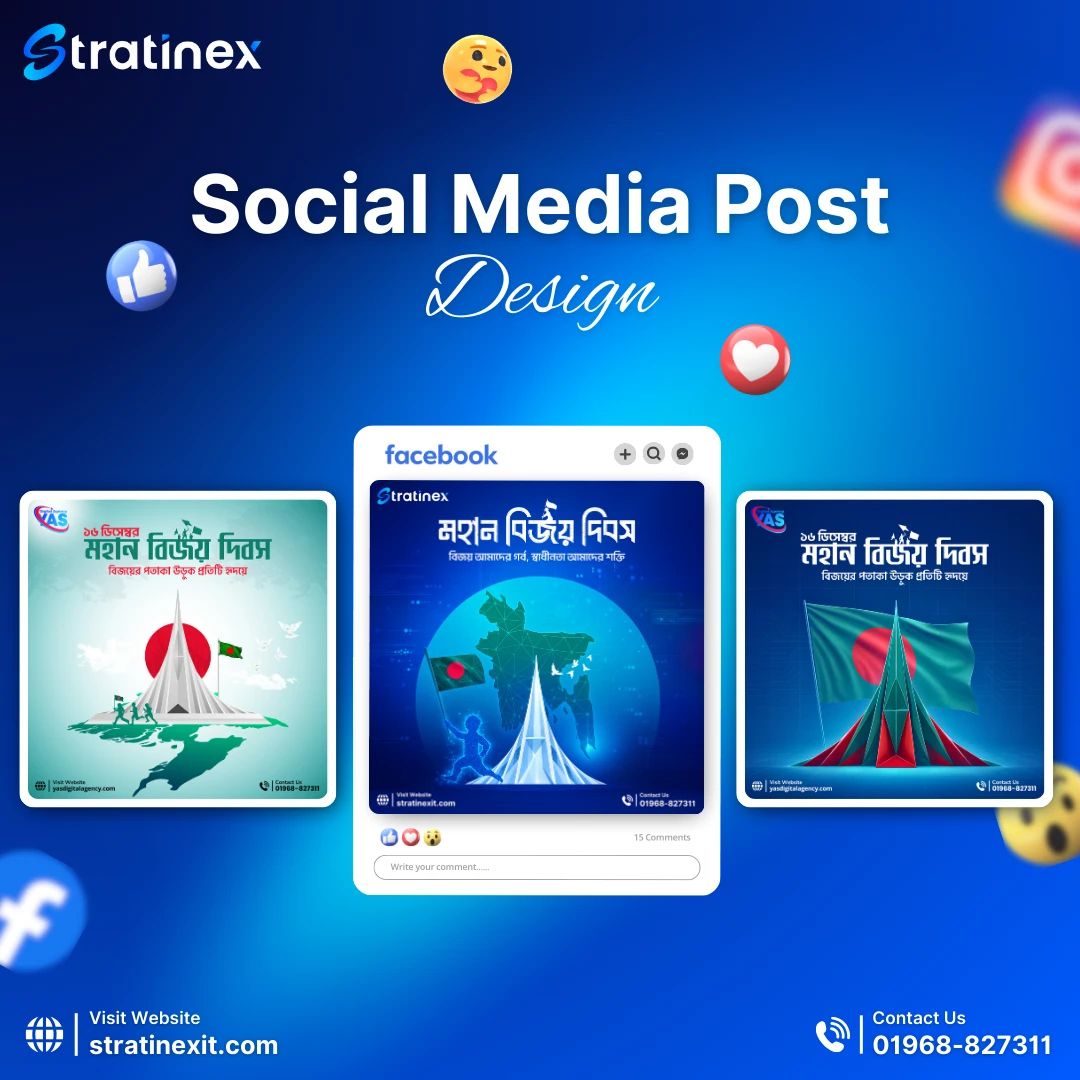 Victory Day Social Media Design