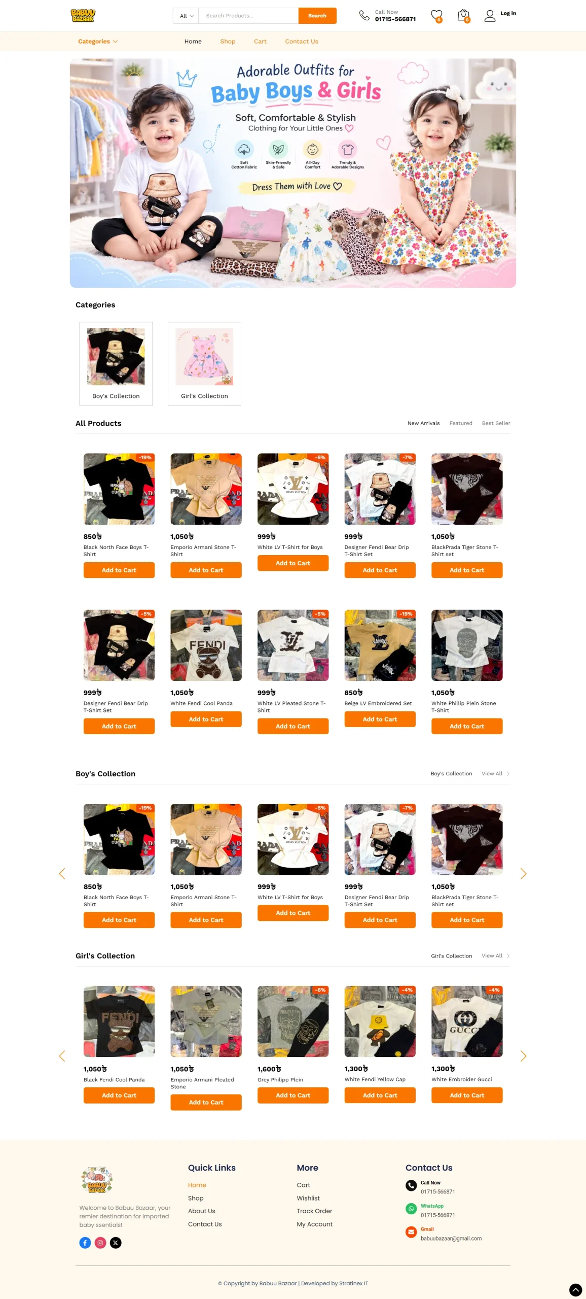 Babuu Bazaar Website Screenshot scaled