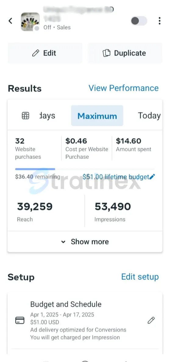 Facebook Ads Result 4